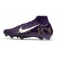 Fotbollsskor Nike Mercurial Superfly X Elite FG MBAPPE Lila Vit