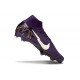 Fotbollsskor Nike Mercurial Superfly X Elite FG MBAPPE Lila Vit