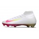 Fotbollsskor Nike Mercurial Superfly X Elite FG Vit Rosa