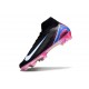 Fotbollsskor Nike Mercurial Superfly X Elite FG Svart Vit Rosa Blå