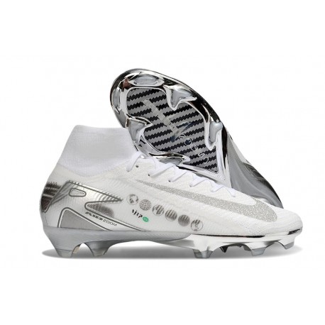 Fotbollsskor Nike Mercurial Superfly X Elite FG Vit Silver