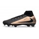 Fotbollsskor Nike Mercurial Superfly X Elite FG Svart Guld
