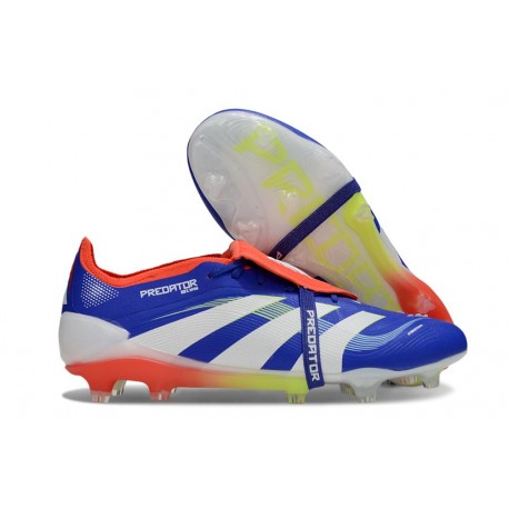 adidas Predator Tongue Elite FG Blå Vit Röd 
