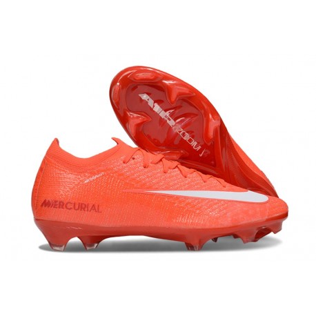 Nike Air Zoom Mercurial Vapor 16 Elite FG Röd Vit