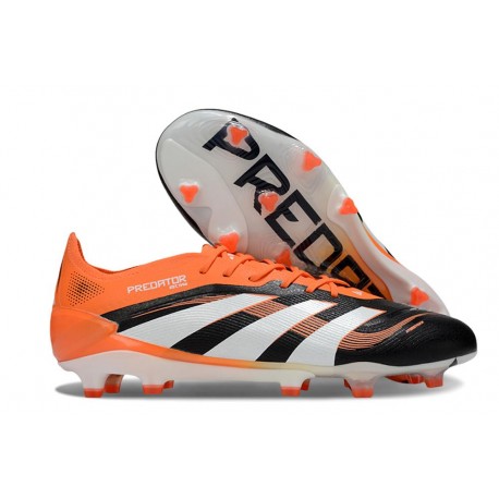 adidas Predator 2025 Elite FG Svart Vit Orange