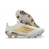 Fotbollsskor för Män Adidas F50+ Elite Snörlösa FG Vit Gold