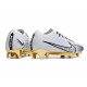 Nike Air Zoom Mercurial Vapor XV Elite FG Vit Guld