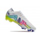 Nike Zoom Mercurial Vapor 15 Elite FG Vit Blå Rosa