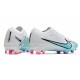 Nike Zoom Mercurial Vapor 15 Elite FG Vit Blå Rosa Indigo Haze