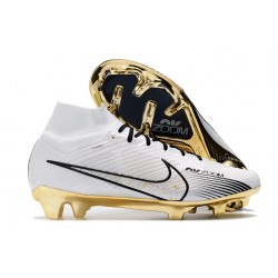 Nike Zoom Mercurial Superfly 9 Elite FG Vit Guld