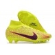 Nike Air Zoom Mercurial Superfly IX Elite FG Gul Röd 