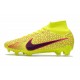 Nike Air Zoom Mercurial Superfly IX Elite FG Gul Röd 
