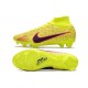 Nike Air Zoom Mercurial Superfly IX Elite FG Gul Röd 