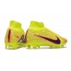 Nike Air Zoom Mercurial Superfly IX Elite FG Gul Röd 