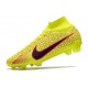 Nike Air Zoom Mercurial Superfly IX Elite FG Gul Röd 