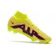 Nike Air Zoom Mercurial Superfly IX Elite FG Gul Röd 