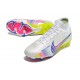 Nike Air Zoom Mercurial Superfly IX Elite FG Vit Blå Rosa 